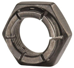 Flex-Loc - 5/8-18 UNJF Grade 2 Hex Lock Nut with Expanding Flex Top - 15/16" Width Across Flats, Uncoated, Meets Military Specifications - A1 Tooling