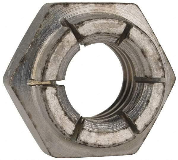 Flex-Loc - 3/8-16 UNC Grade 2 Heavy Hex Lock Nut with Expanding Flex Top - 9/32" High, Cadmium-Plated Finish, Meets Military Specifications - A1 Tooling