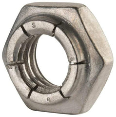 Flex-Loc - 1/2-13 UNC Grade 2 Heavy Hex Lock Nut with Expanding Flex Top - 21/64" High, Cadmium-Plated Finish, Meets Military Specifications - A1 Tooling