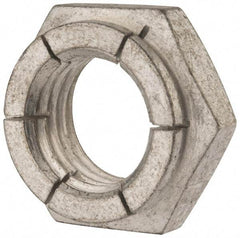 Flex-Loc - 1-8 UNC Grade 2 Heavy Hex Lock Nut with Expanding Flex Top - Cadmium-Plated Finish, Meets Military Specifications - A1 Tooling