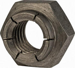 Flex-Loc - 1/2-13 UNC 18-8 Heavy Hex Lock Nut with Expanding Flex Top - Uncoated, Meets Military Specifications - A1 Tooling