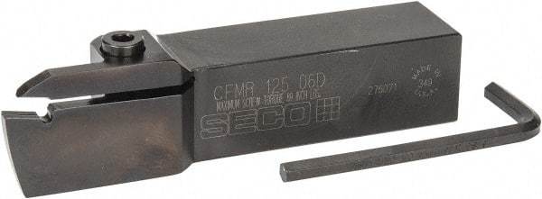 Seco - CFMR, Right Hand Cut, 1-1/4" Shank Height x 1-1/4" Shank Width, Indexable Turning Toolholder - 6" OAL, LC..1606.. Insert Compatibility, Series Multi-Directional Turning (MDT) - A1 Tooling