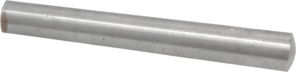 Value Collection - Size 7, 0.3466" Small End Diam, 0.409" Large End Diam, Uncoated Steel Taper Pin - Grade C-12L14, 3" OAL, 3 Pin Length - A1 Tooling