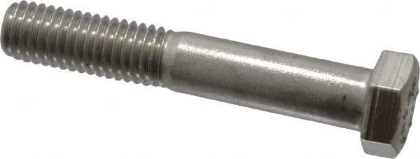 Value Collection - 1/2-13 UNC, 3" Length Under Head Hex Head Cap Screw - Grade 316 Stainless Steel, 3/4" Hex - A1 Tooling