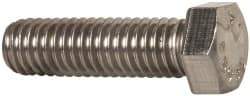 Value Collection - 7/16-14 UNC, 1-1/2" Length Under Head Hex Head Cap Screw - Grade 18-8 Stainless Steel, 5/8" Hex - A1 Tooling