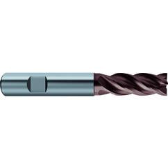 3/4x3/4x1-1/2x4 4Fl Carbide RF100 Diver End Mill-.0240 Chamfer-Weldon Shank-nano-Si - A1 Tooling