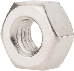 Value Collection - 3/8-16 UNC Stainless Steel Right Hand Heavy Hex Nut - 11/16" Across Flats, 23/64" High, Uncoated - A1 Tooling