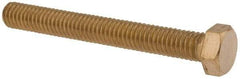 Value Collection - 3/8-16 UNC, 3" Length Under Head Hex Head Cap Screw - Brass, 9/16" Hex - A1 Tooling