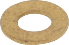 Value Collection - #6 Screw, Brass Standard Flat Washer - 0.147" ID x 5/16" OD, 0.025" Thick, Plain Finish - A1 Tooling