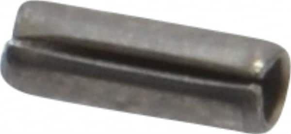 Value Collection - 1/16" Diam x 3/16" Long Slotted Spring Pin - Grade 420 Stainless Steel, Bright Finish - A1 Tooling