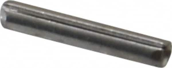 Made in USA - 1/16" Diam x 3/8" Long Slotted Spring Pin - Grade 420 Stainless Steel, Bright Finish - A1 Tooling