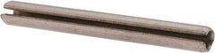 Made in USA - 5/64" Diam x 3/4" Long Slotted Spring Pin - Grade 420 Stainless Steel, Bright Finish - A1 Tooling