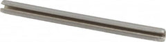 Value Collection - 5/64" Diam x 1" Long Slotted Spring Pin - Grade 420 Stainless Steel, Bright Finish - A1 Tooling