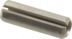 Value Collection - 3/32" Diam x 5/16" Long Slotted Spring Pin - Grade 420 Stainless Steel, Bright Finish - A1 Tooling