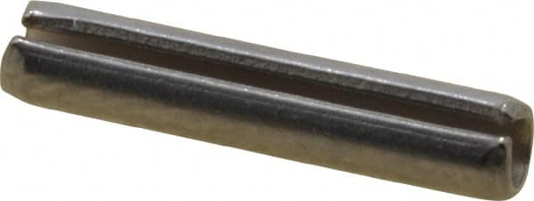 Value Collection - 3/32" Diam x 1/2" Long Slotted Spring Pin - Grade 420 Stainless Steel, Bright Finish - A1 Tooling