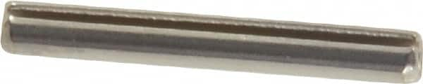 Made in USA - 3/32" Diam x 3/4" Long Slotted Spring Pin - Grade 420 Stainless Steel, Bright Finish - A1 Tooling