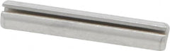 Made in USA - 1/8" Diam x 3/4" Long Slotted Spring Pin - Grade 420 Stainless Steel, Bright Finish - A1 Tooling