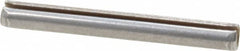 Made in USA - 1/8" Diam x 1-1/8" Long Slotted Spring Pin - Grade 420 Stainless Steel, Bright Finish - A1 Tooling