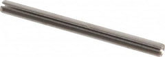 Made in USA - 5/32" Diam x 2" Long Slotted Spring Pin - Grade 420 Stainless Steel, Bright Finish - A1 Tooling