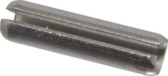 Made in USA - 3/16" Diam x 3/4" Long Slotted Spring Pin - Grade 420 Stainless Steel, Bright Finish - A1 Tooling