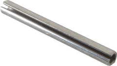 Made in USA - 3/16" Diam x 1-3/4" Long Slotted Spring Pin - Grade 420 Stainless Steel, Bright Finish - A1 Tooling