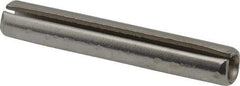 Made in USA - 5/16" Diam x 2" Long Slotted Spring Pin - Grade 420 Stainless Steel, Bright Finish - A1 Tooling