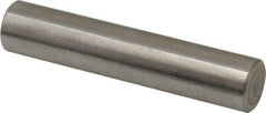 Value Collection - 1/2" Diam x 2-1/2" Pin Length 18-8 Stainless Steel Standard Dowel Pin - Bright Finish - A1 Tooling