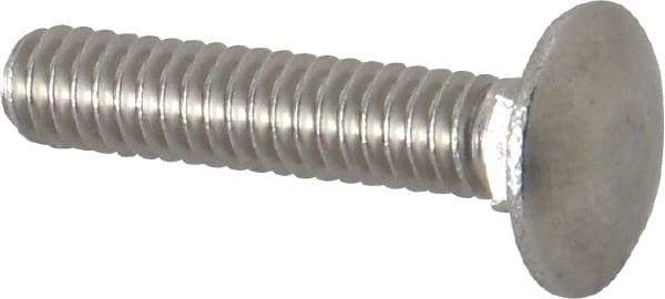 Value Collection - 1/4-20 UNC 1-1/4" Length Under Head, Standard Square Neck, Carriage Bolt - 18-8 Stainless Steel, Uncoated - A1 Tooling