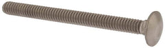 Value Collection - 1/4-20 UNC 3" Length Under Head, Standard Square Neck, Carriage Bolt - 18-8 Stainless Steel, Uncoated - A1 Tooling