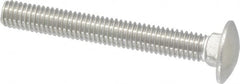 Value Collection - 3/8-16 UNC 3" Length Under Head, Standard Square Neck, Carriage Bolt - 18-8 Stainless Steel, Uncoated - A1 Tooling