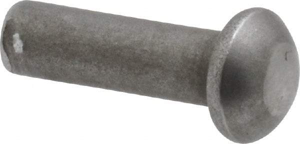 RivetKing - 3/16" Body Diam, Round Steel Solid Rivet - 5/8" Length Under Head - A1 Tooling