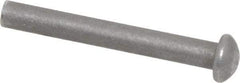 RivetKing - 3/16" Body Diam, Round Steel Solid Rivet - 1-1/2" Length Under Head - A1 Tooling