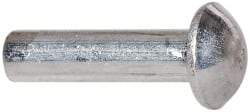 RivetKing - 3/16" Body Diam, Round Uncoated Aluminum Solid Rivet - 3/4" Length Under Head, Grade 1100F - A1 Tooling