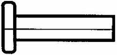 RivetKing - 3/16" Body Diam, Flat Aluminum Solid Rivet - 1/2" Length Under Head, Grade 1100F - A1 Tooling