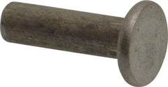 RivetKing - 3/16" Body Diam, Countersunk Uncoated Steel Solid Rivet - 5/8" Length Under Head, 90° Countersunk Head Angle - A1 Tooling