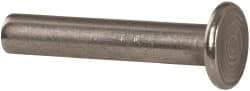 RivetKing - 3/16" Body Diam, Round Uncoated Stainless Steel Solid Rivet - 1" Length Under Head, Grade 18-8 - A1 Tooling