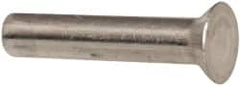 RivetKing - 1/8" Body Diam, Countersunk Aluminum Solid Rivet - 5/8" Length Under Head, Grade 1100F, 78° Countersunk Head Angle - A1 Tooling