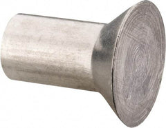 RivetKing - 3/16" Body Diam, Countersunk Aluminum Solid Rivet - 3/8" Length Under Head, Grade 1100F, 78° Countersunk Head Angle - A1 Tooling