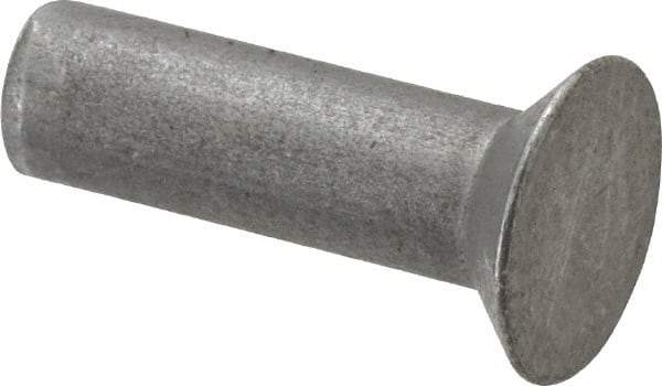 RivetKing - 3/16" Body Diam, Countersunk Uncoated Steel Solid Rivet - 5/8" Length Under Head, 90° Countersunk Head Angle - A1 Tooling