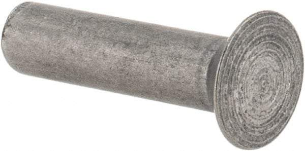 RivetKing - 3/16" Body Diam, Countersunk Steel Solid Rivet - 3/4" Length Under Head, 90° Countersunk Head Angle - A1 Tooling