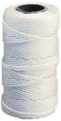 Value Collection - Nylon Braided Twine - 110 Lbs. Breaking Strength, Natural (Color) - A1 Tooling