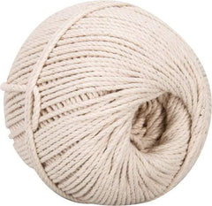 Made in USA - 0.08 Inch Diameter, Seine Cable Cord Twine - 61 Lbs. Breaking Strength, White, 470 Ft. per Lb. - A1 Tooling