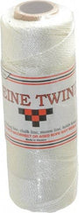 Value Collection - 0.046 Inch Diameter, Seine Twine Spool - 105 Lbs. Breaking Strength, White, 1,800 Ft. per Lb. - A1 Tooling