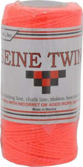 Value Collection - Nylon Braided Twine - 155 Lbs. Breaking Strength, Orange - A1 Tooling