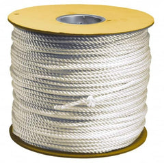 Value Collection - 200' Max Length Nylon Solid Braid Rope - 5/32" Diam, 55 Lb Capacity - A1 Tooling