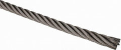 5/16 Inch Diameter Hoisting Wire Rope 8,520 Lbs. Breaking Strength, 6 x 37 Fiber Core