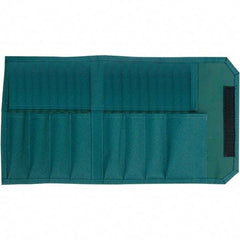 Wiha - General Purpose Holster with 8 Pockets - Canvas, Green, 12" Wide x 7-3/4" High x 7-3/4" Deep - A1 Tooling