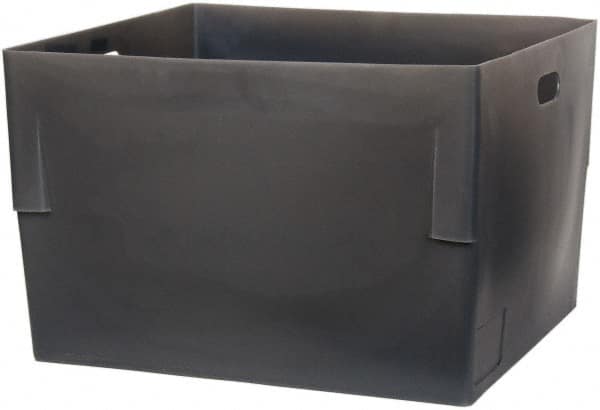 Bayhead Products - Gray Polyethylene Tote Container - Nesting, 26" Long x 22" Wide x 17" High - A1 Tooling