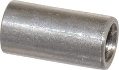 Electro Hardware - #10-32, 1/2" OAL, Stainless Steel Round Fully Threaded Female Circuit Board Standoffs - 1" Thread Depth, 1/2" Body Length, Bright Finish - A1 Tooling