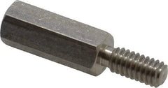 Electro Hardware - #8-32, 1" OAL, 1/4" Across Flats, Stainless Steel Hex Male/Female Circuit Board Standoffs - 7/16" Thread Depth, 5/8" Body Length, Bright Finish - A1 Tooling